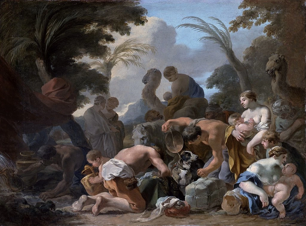 Labano cerca i beni di Giacobbe - Museo di Belle Arti